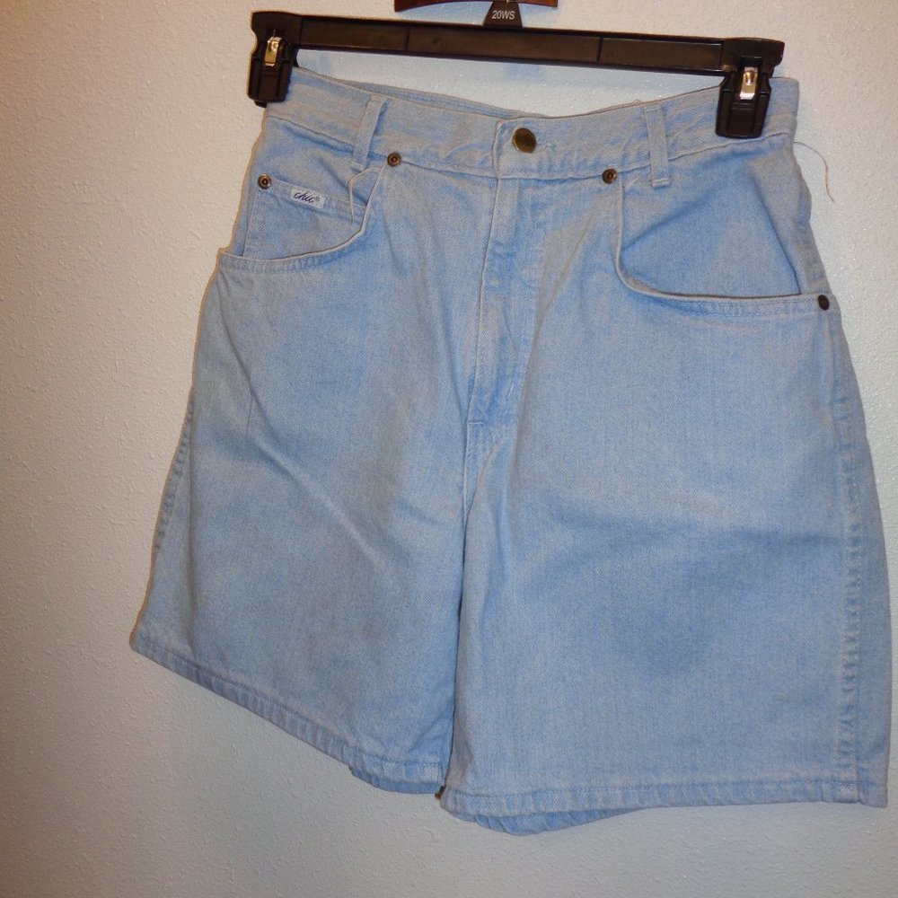 Vintage Chic Women's Jean Denim Shorts Size 11 - Picture 8 of 10